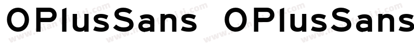 OPlusSans OPlusSans 30字体转换